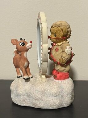 2006 Cherished Teddies Avon Exclusive Rudolph the Red Nose Reindeer Music Box